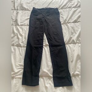 Dalia Black Tailored Straight-Leg Pants